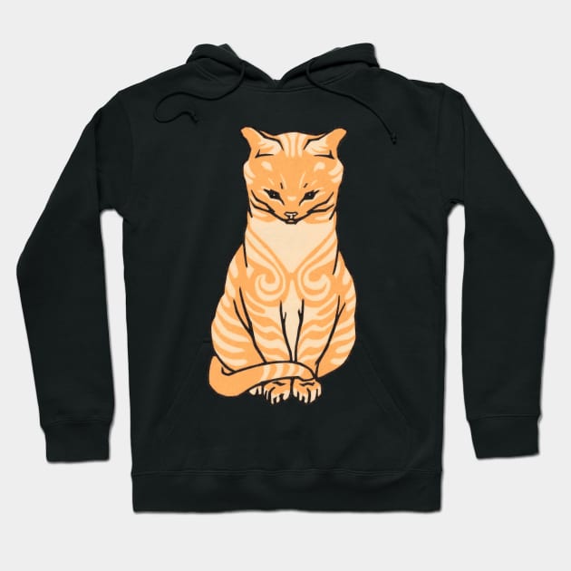 Gato Sentado Hoodie by CustonStore